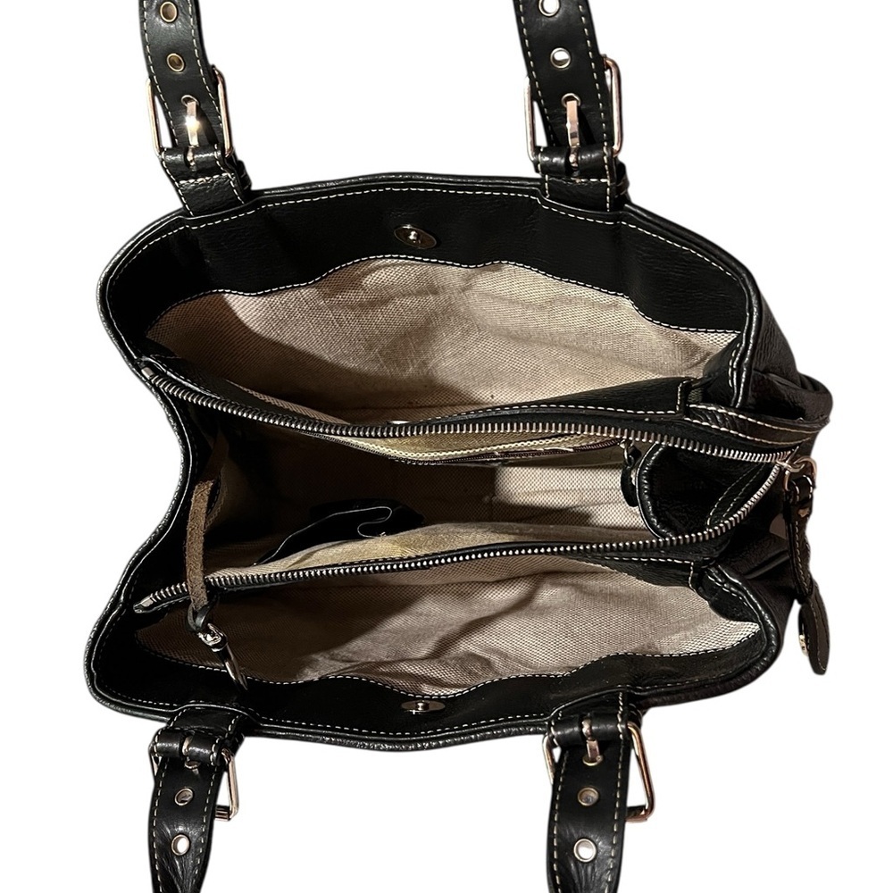 Dooney & Bourke Pebbled Leather All Weather Leather Bag/Satchel, Minimalist - Picture 8 of 14